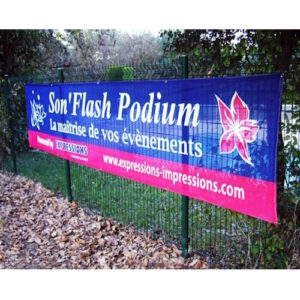 Fence and Backdrop Banner